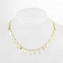 Collar Plata Lisa Collar Plata - Choker Charms
