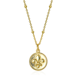 Silver Necklaces Silver Necklace - Fleur De Lis