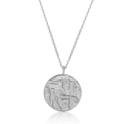 Colliers Argent Lisse Collier Argent - Monnaie