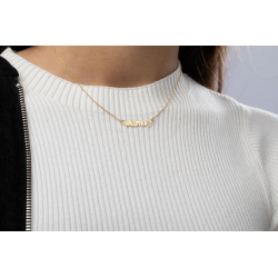 Colliers Argent Lisse Collier - Mama