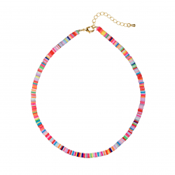 Colliers Bronze Lisse Collier : Bois Multicolore