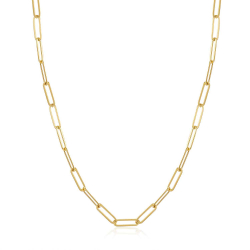 Colliers Acier Lisse Collier Acier - Maillon 3,5x11,50 mm 45 cm