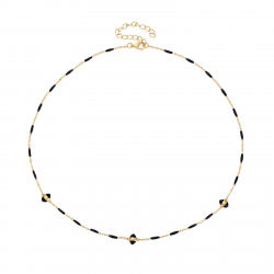 Silver Necklaces Marquis Necklace - Enamel - 36+5cm