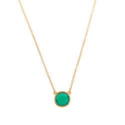 Collar Plata Mineral Collar Mineral - Redondo - 38+2+2cm