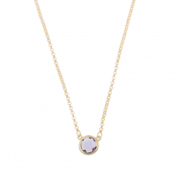 Collar Plata Mineral Collar Mineral - Redondo - 38+2+2cm