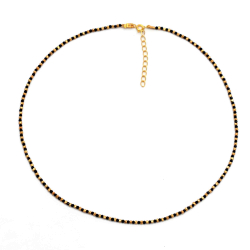 Collar Plata Mineral Collar Mineral - 38+4 cm - Bañado Oro