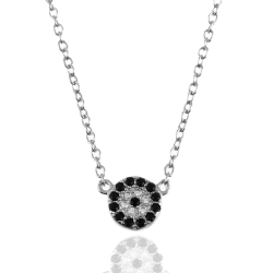 Silver Zirocn Necklaces Zirconia Necklace - 7mm Sheet