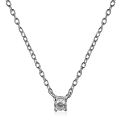 Silver Zirocn Necklaces Zirconia Necklace