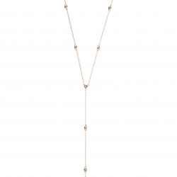 Silver Zirocn Necklaces Necklace Zirconia - 38+4cm - 30cm