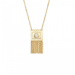 Silver Zirocn Necklaces White Zirconia Necklace - 38+4 cm - Gold Plated