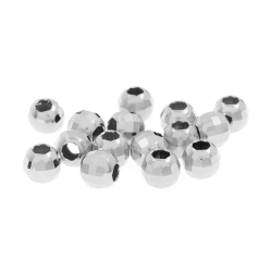 Findings - Beads Findings - Faceted Ball 5mm - 25u