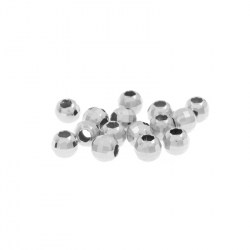 Findings - Beads Faceted - Balls - 3mm * 1.5mm - 100u
