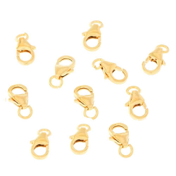Findings - Clasps Lobster Lock with Ring - 8.2mm*4.8mm - 25ud