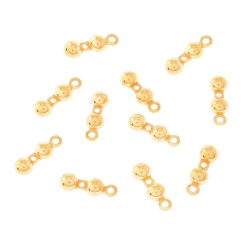 Findings - Pendants Accessories Knot cap - 4mm - 20 units