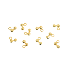 Findings - Pendants Accessories Knot cap - 3mm - 20 units