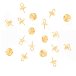 Garnitures - Accessoires Pendentifs Base pour Pendentif - 4 mm - 20 unités