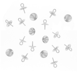 Findings - Pendants Accessories Base for Pendant - 4 mm - 20u