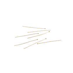 Findings - Earrings Accessories Needle Termination Ball Earrings - 38mm - 50u