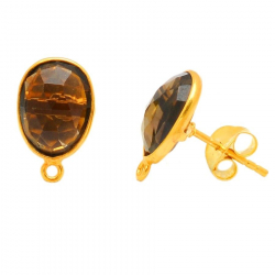 Garnitur - Accessoires Ohrringe Accessoires Ohrring - Oval - 6 x 8 mm