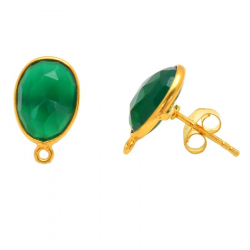 Garnitures Accessoires Boucles D'Oreilles Accessoires Boucle d'oreille - Ovale - 8x10 mm