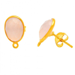 Findings - Earrings Accessories Earrings Accessories - Oval - 8*11 mm