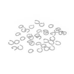 Garnitur - Ringe Ringe Offen - 0,6 x 3,2 mm - 100 Einh.