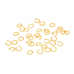 Findings - Jump Rings Open JumpRings - 0.8 x 4.3 mm - 50u