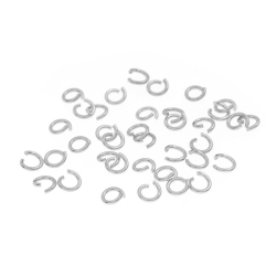 Findings - Jump Rings Open JumpRings - 0.8 x 4.3 mm - 50u