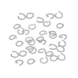 Findings - Jump Rings Open JumpRings - 0.8x5.2 mm - 50uds