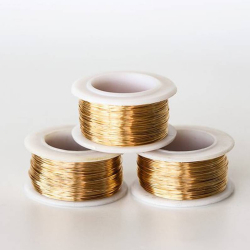 Findings - Various Steel Wire - 0.40 mm - Silver Gold Plated and Silver