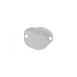 Entretoises Argent Lisse Entretoise - Nuage 20x18 mm