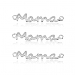 Silver Connectors Connector - MAMA 17mm