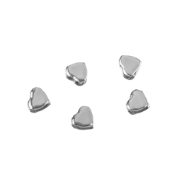 Silver Connectors Connector - Heart 7*7mm