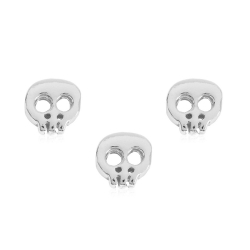 Silver Connectors Connector - Skull 5*5mm