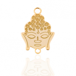 Entretoises Argent Lisse Entretoise - Bouddha 17 mm