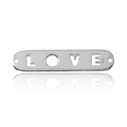 Entretoises Argent Lisse Entretoise - LOVE 25 mm