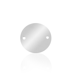 Entretoises Argent Lisse Entretoise - Cercle 12 mm