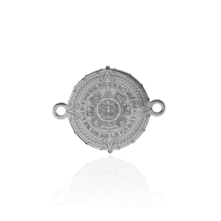 Silver Connectors Connector - Azteca Sol - 13mm