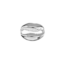 Entretoises Argent Lisse Entretoise - Coquillage - 12 mm