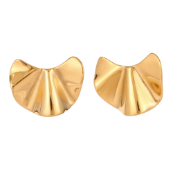 Pendiente Acero Liso Pendiente Acero - Curva - 24 mm - Color Oro y Plata