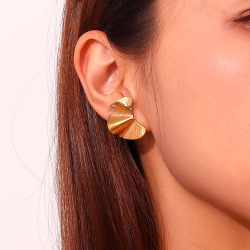 Pendiente Acero Liso Pendiente Acero - Curva - 24 mm - Color Oro y Plata