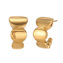 Steel Earrings Steel Earrings - Hoop 22 mm - Gold Color