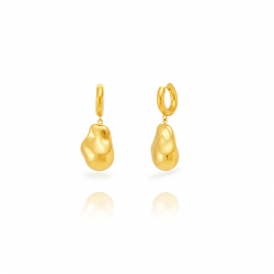 Pendiente Acero Liso Pendiente Acero Liso - Aro 18 mm - 45 mm  - Color Oro y Plata