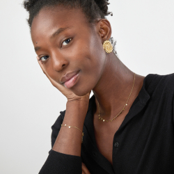 Pendiente Acero Liso Pendiente Acero - Espiral Frolar - 30 mm - Color Oro y Color Plata