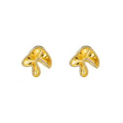Pendiente Bronce Circonita Pendientes Aro Coral - Circonita 26 mm - Bañado oro y Plata Rodiada