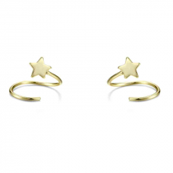 Silver Piercings Star Cartilage Earrings - 12 mm
