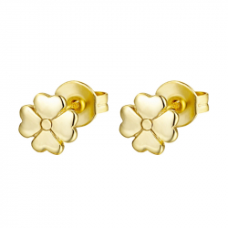 Silver Earrings Flower Earrings - 6 mm
