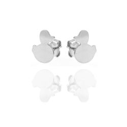 Pendiente Plata Lisa Pendientes Plata - Pato 10mm