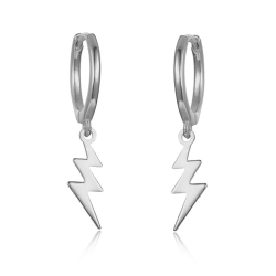 Silver Earrings Ray Earrings - 23 mm