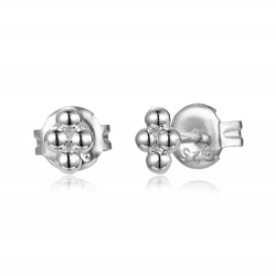 Boucles D'Oreilles Argent Lisse Boucles d'oreilles Billes - 5x4 mm